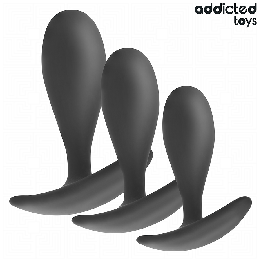 ADDICTED TOYS Lot 3 Plug Anal Modèle 2 — vue détaillée