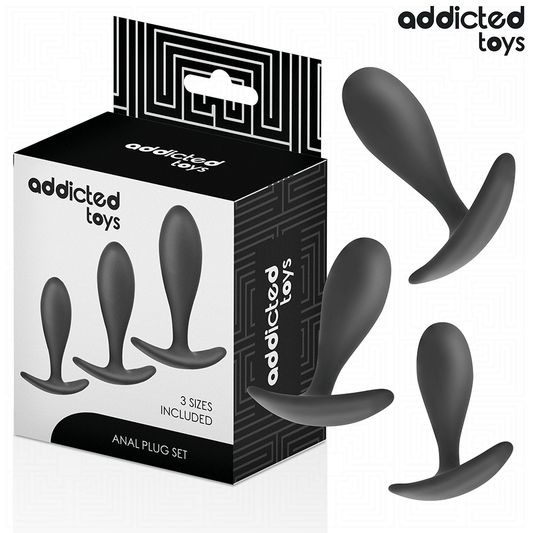 ADDICTED TOYS Lot 3 Plug Anal Modèle 2 - Aura Intime