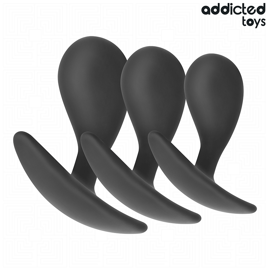 ADDICTED TOYS Lot 3 Plug Anal Modèle 3 — vue détaillée
