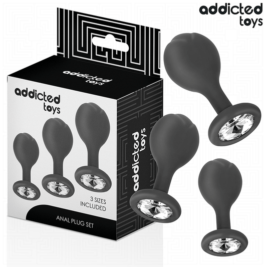 ADDICTED TOYS Lot 3 Plug Anal Bijou - Aura Intime