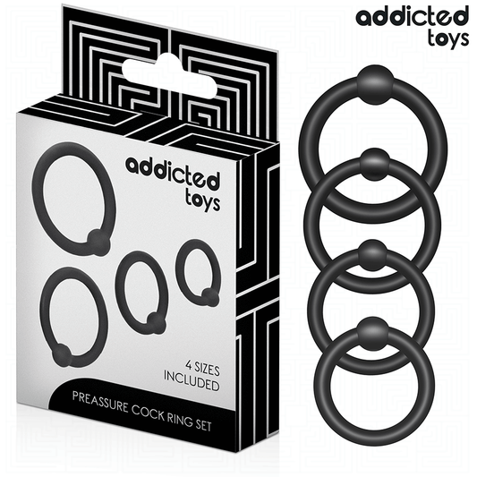 ADDICTED TOYS Lot D'Anneaux Silicone À Pression - Aura Intime