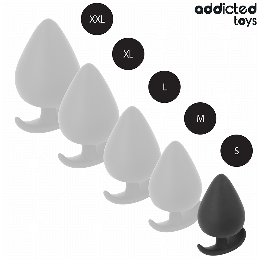ADDICTED TOYS Plug Anal Taille S 5,3 Cm — accessoires inclus