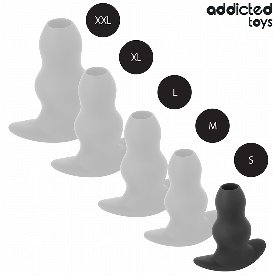 ADDICTED TOYS Plug Anal Creux Taille S 7,3 Cm — accessoires inclus