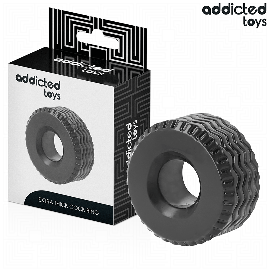 ADDICTED TOYS Anneau Pénitensif Extra Épais - Aura Intime