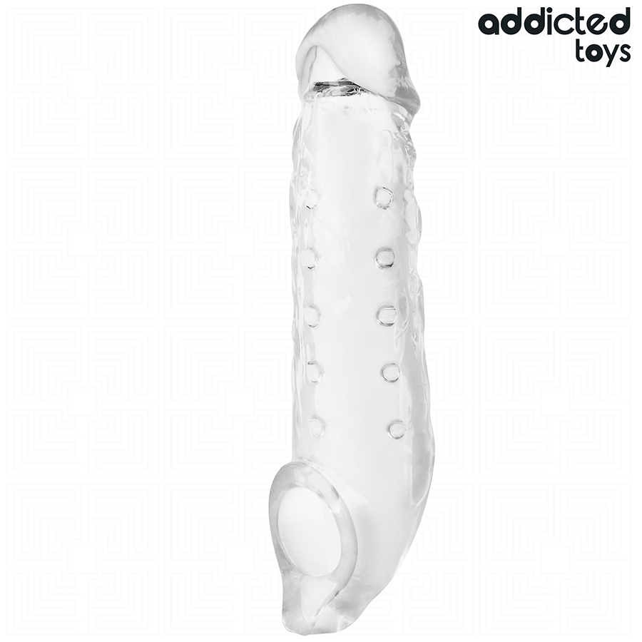 ADDICTED TOYS Extension Pénis Transparente Taille S 23 Cm — vue détaillée