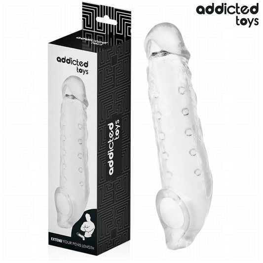 ADDICTED TOYS Gaine Pénis Transparente Taille M 27 Cm - Aura Intime