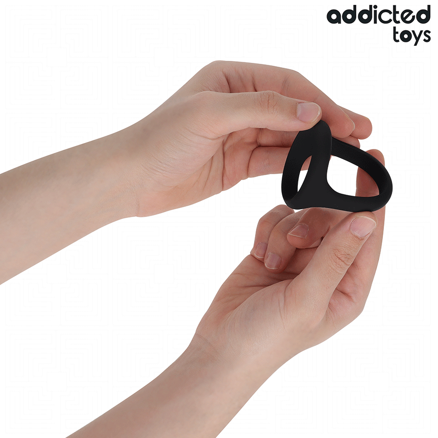 ADDICTED TOYS Anneau Pénis Triple Épais — vue détaillée