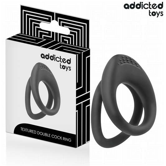 ADDICTED TOYS Anneau Pénis À Double Texture - Aura Intime