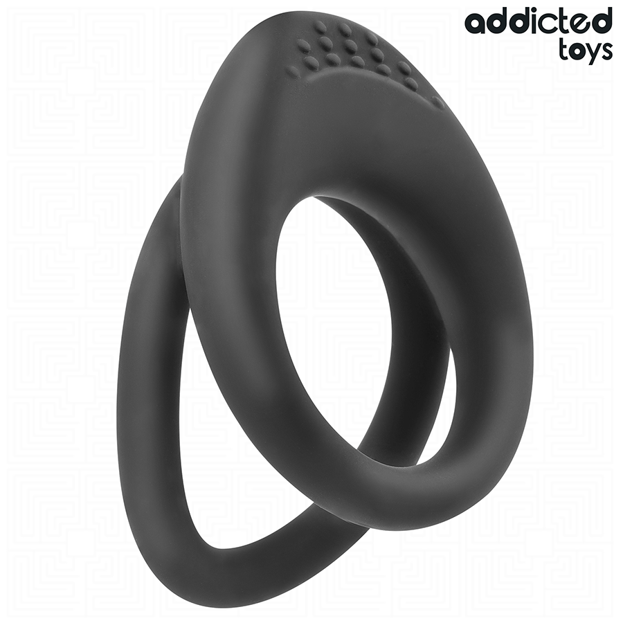 ADDICTED TOYS Anneau Pénis À Double Texture — accessoires inclus