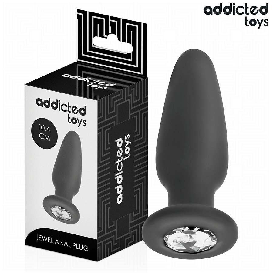 ADDICTED TOYS Plug Anal Bijou Taille M 10,4 Cm - Aura Intime