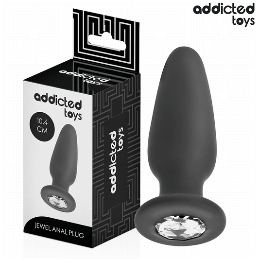 ADDICTED TOYS Plug Anal Bijou Taille M 10,4 Cm - Aura Intime