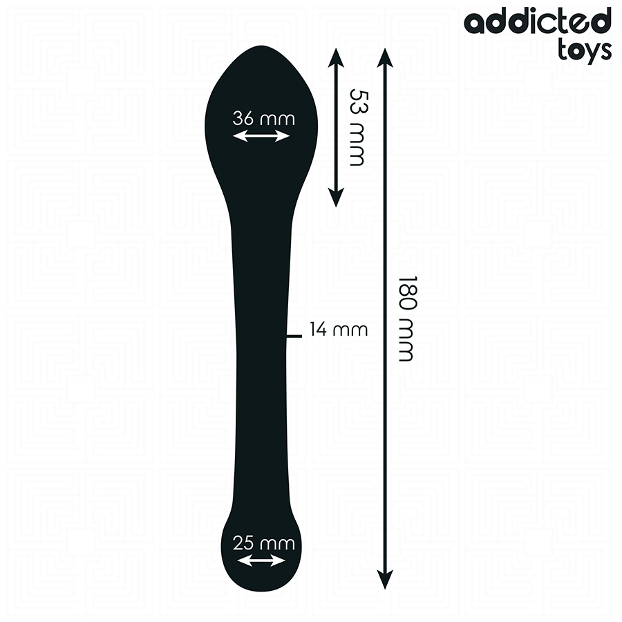ADDICTED TOYS Stimulateur Anal 18 Cm — vue arrière