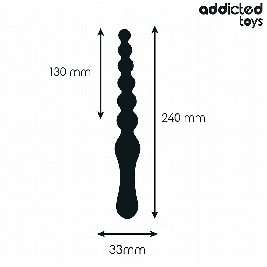 ADDICTED TOYS Masseur Anal 24 Cm — vue arrière