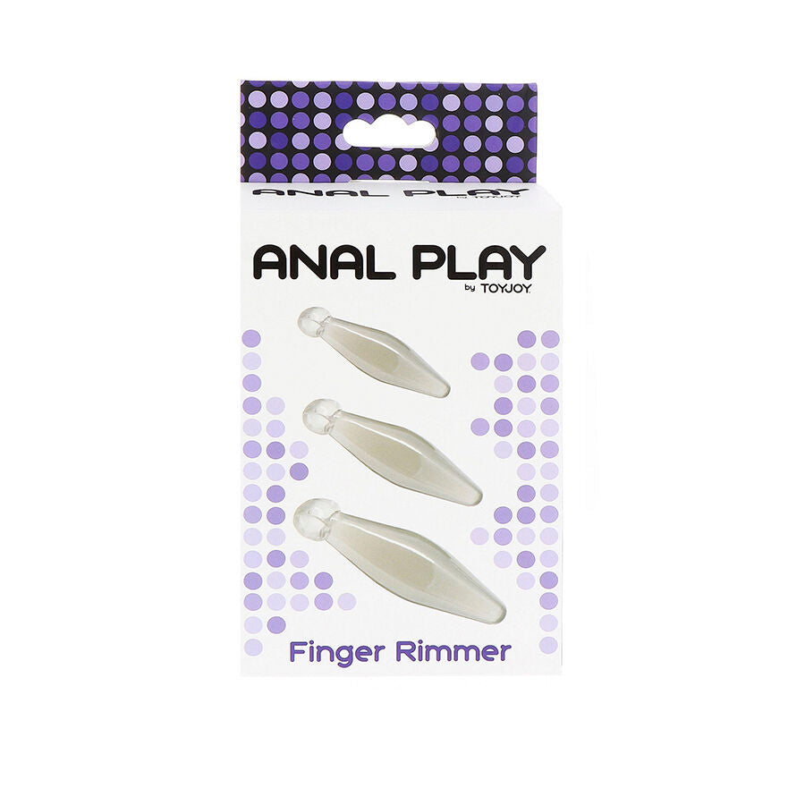 TOYJOY Jeu Anal Finger Rimmer 3 Pièces Transparent — vue alternative