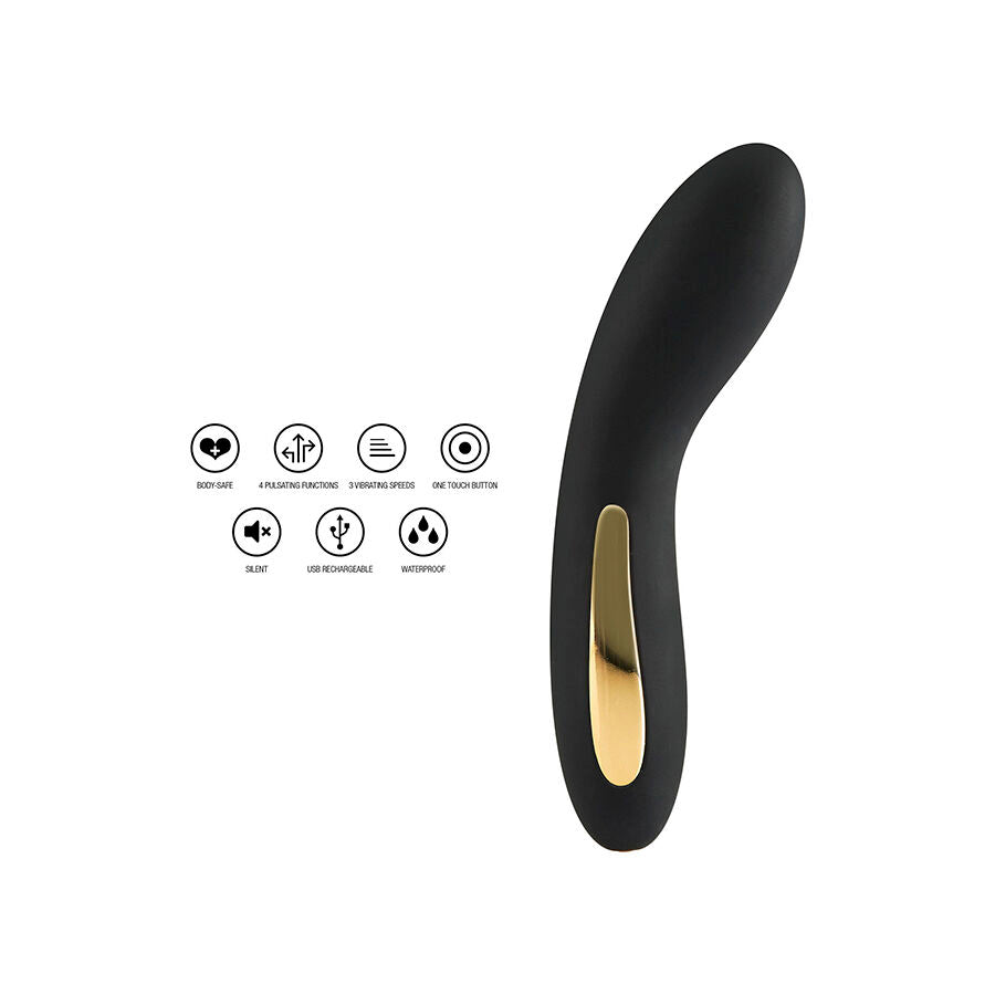 TOYJOY VIBRATEUR NOIR LUMINATE LIGHT — vue détaillée