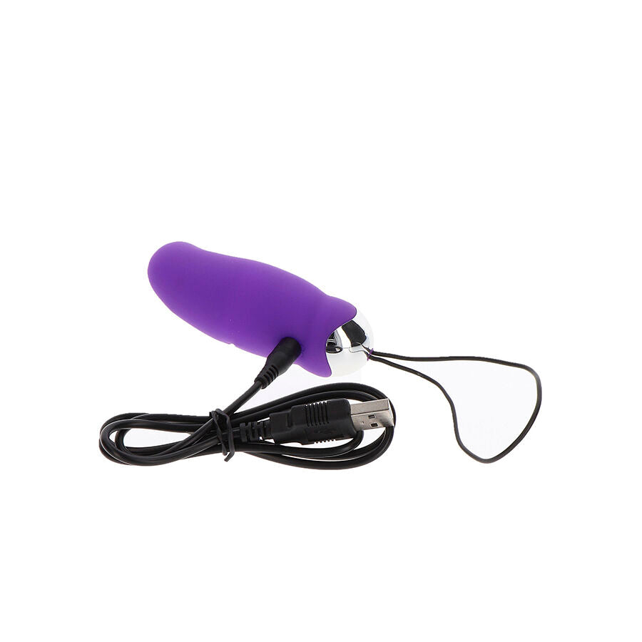 TOYJOY HAPPINESS MY ORGASM EGGSPLODE VIBRATEUR VIOLET TÉLÉCOMMANDE — vue arrière