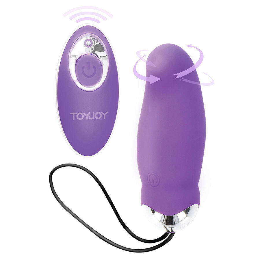 TOYJOY HAPPINESS MY ORGASM EGGSPLODE VIBRATEUR VIOLET TÉLÉCOMMANDE - Aura Intime