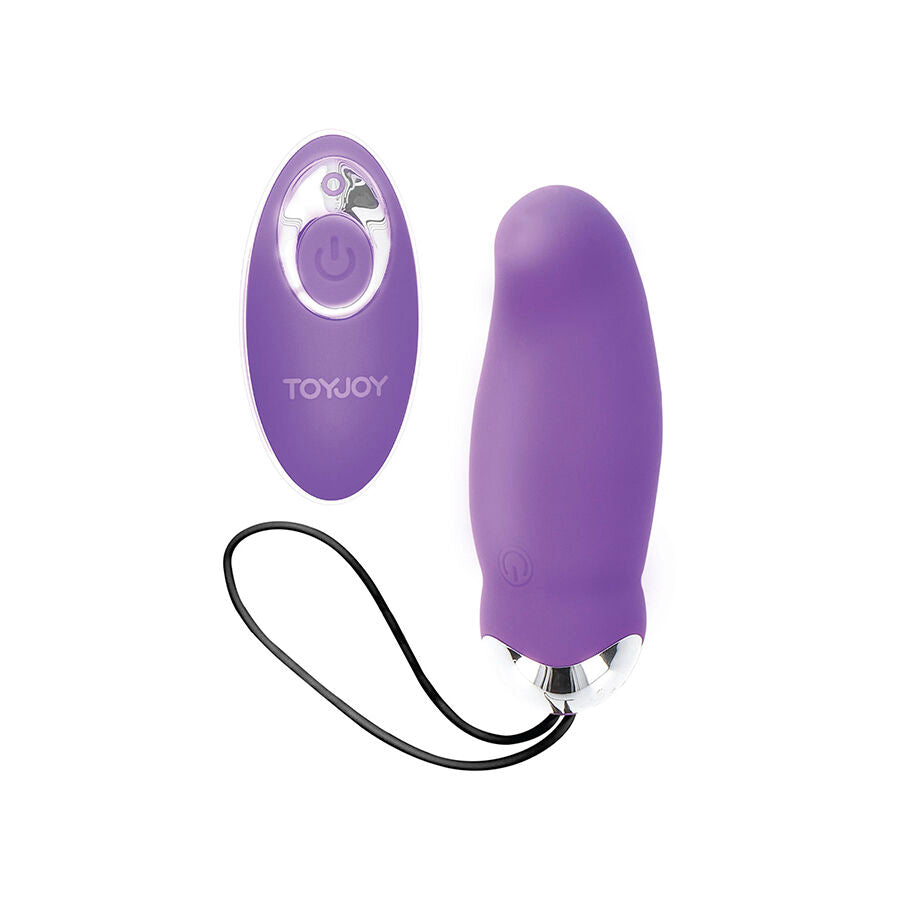 TOYJOY HAPPINESS MY ORGASM EGGSPLODE VIBRATEUR VIOLET TÉLÉCOMMANDE — accessoires inclus