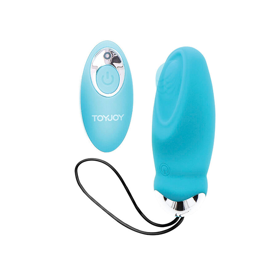 TOYJOY HAPPINESS IM SO EGGCITED VIBRATEUR TÉLÉCOMMANDE BLEU — accessoires inclus