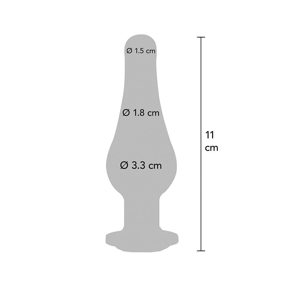 TOYJOY PLUG ANAL MOYEN DIAMOND BUTT BIJOU — vue arrière