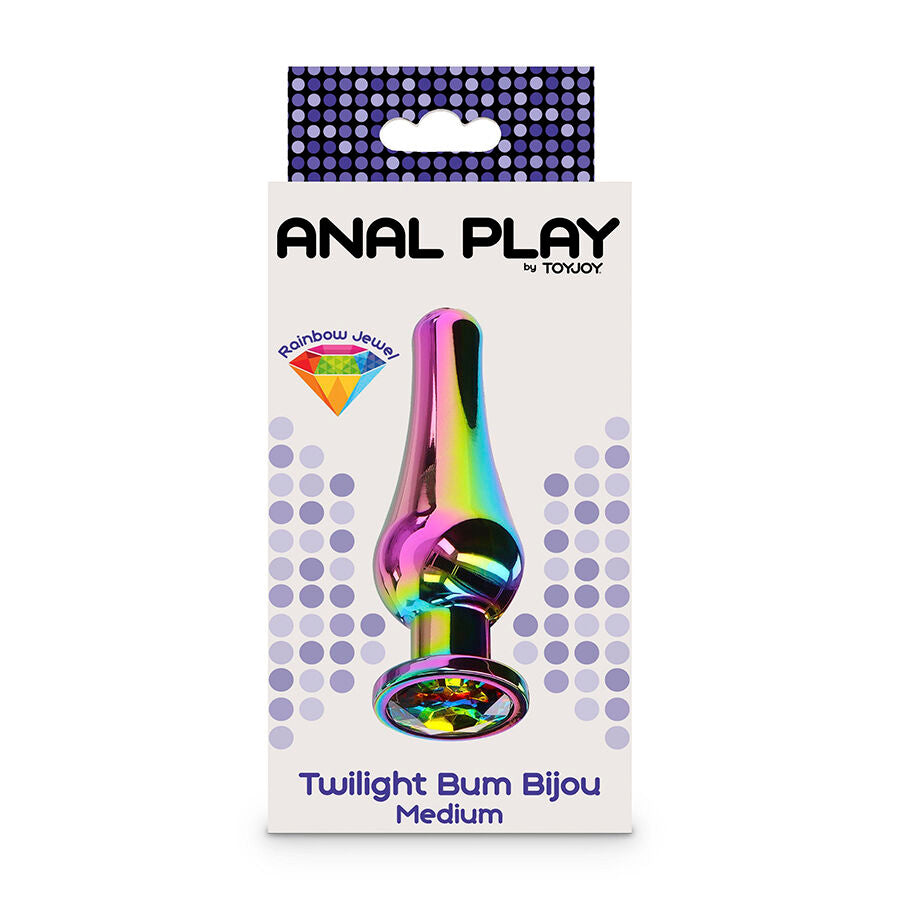TOYJOY PLUG ANAL MOYEN TWILIGHT BUM BIJOU ANAL PLAY — accessoires inclus