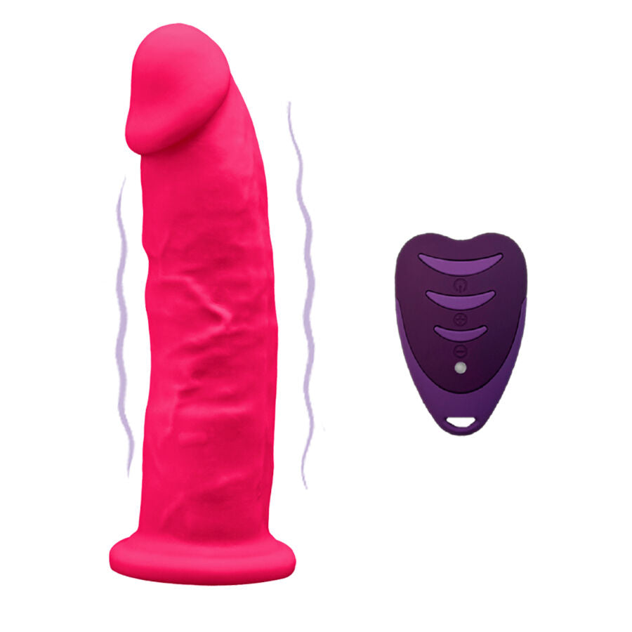 SILEXD MODÈLE PÉNIS RÉALISTE 2 ROSE + TÉLÉCOMMANDE LRS 17 CM - Aura Intime