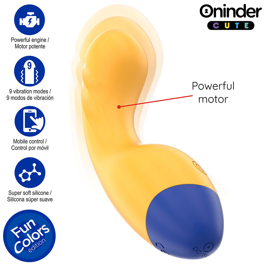 ONINDER CUTE Love Buddy Master Vibrateur Point G - Application Mondial... — vue arrière