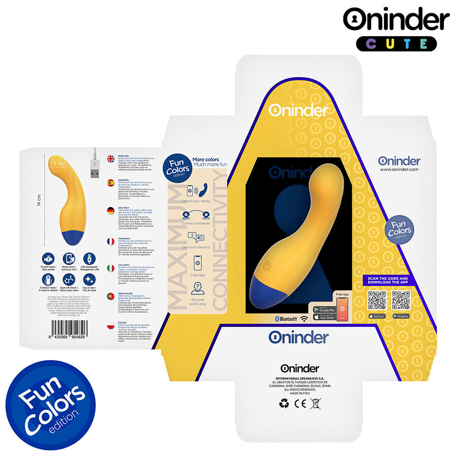 ONINDER CUTE Love Buddy Master Vibrateur Point G - Application Mondial... — accessoires inclus