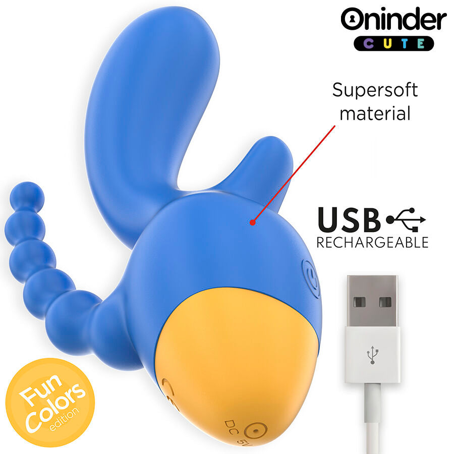 ONINDER CUTE Love 3 Some Triple Vibrateur - Application Gratuite Dans ... — accessoires inclus