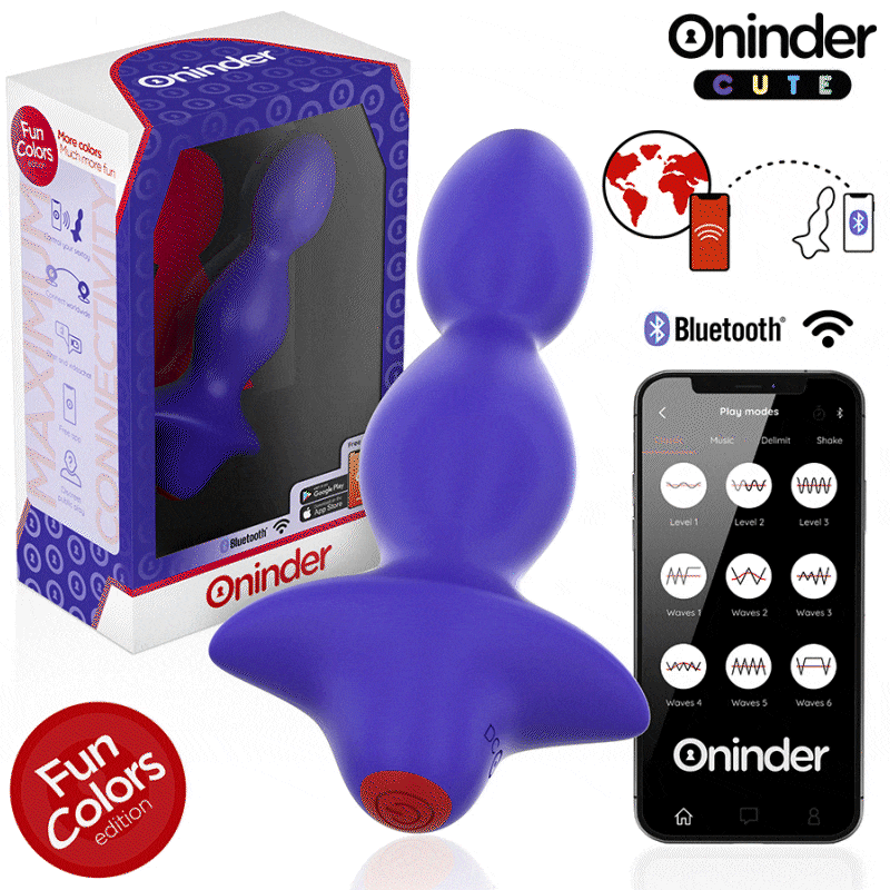 ONINDER CUTE - Dilatateur Anal Vibrant Love Butt - Application Mondiale Gratuite