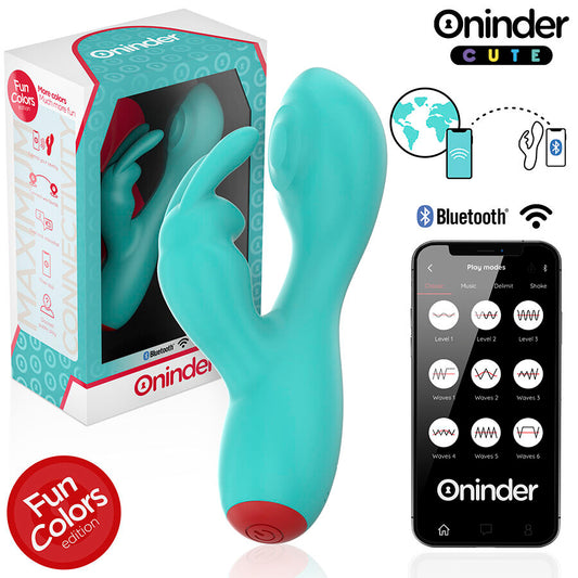 ONINDER CUTE Vibrateur Clitorisé Love Bunny G-Spot - Application Mondi... - Aura Intime