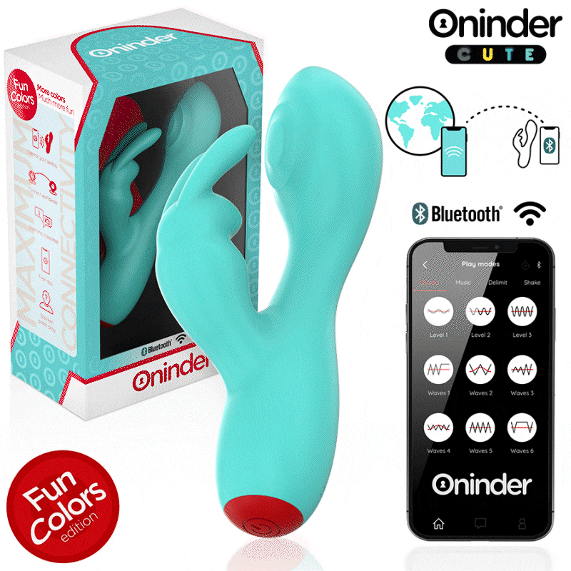 ONINDER CUTE Vibrateur Clitorisé Love Bunny G-Spot - Application Mondi... — vue détaillée