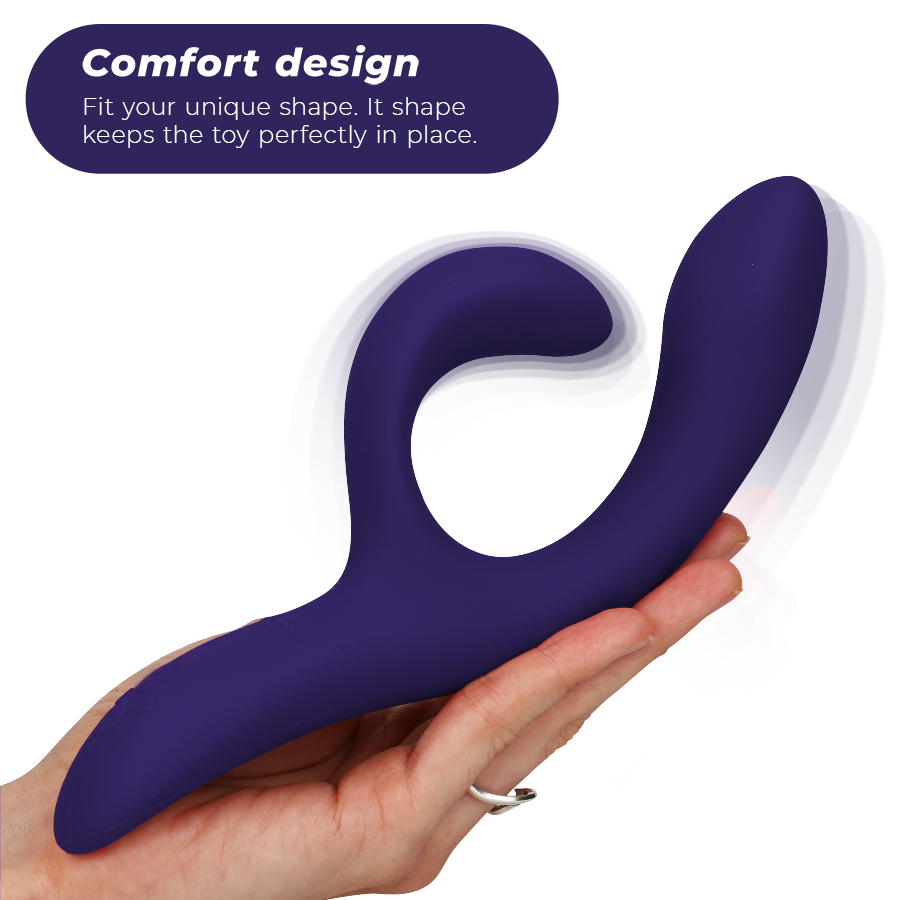 WE-VIBE Vibrateur Lapin Nova 3 Bleu Nuit — vue arrière