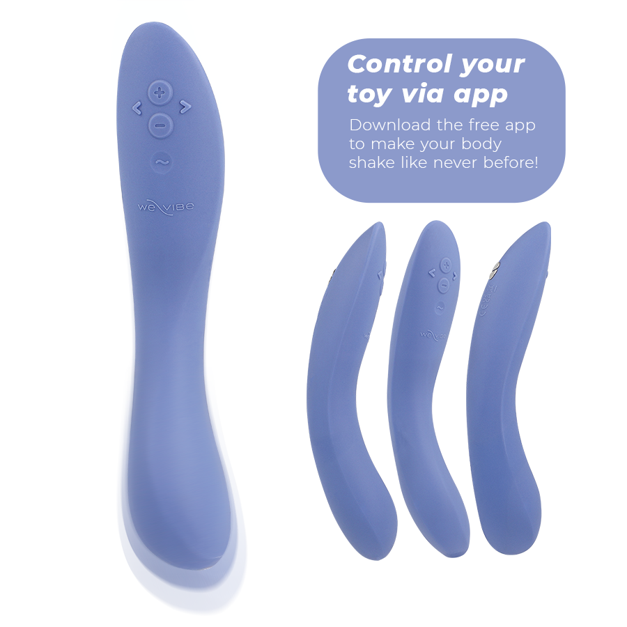 WE-VIBE RAVE 2 VIBRATEUR POINT G BLEU — vue détaillée