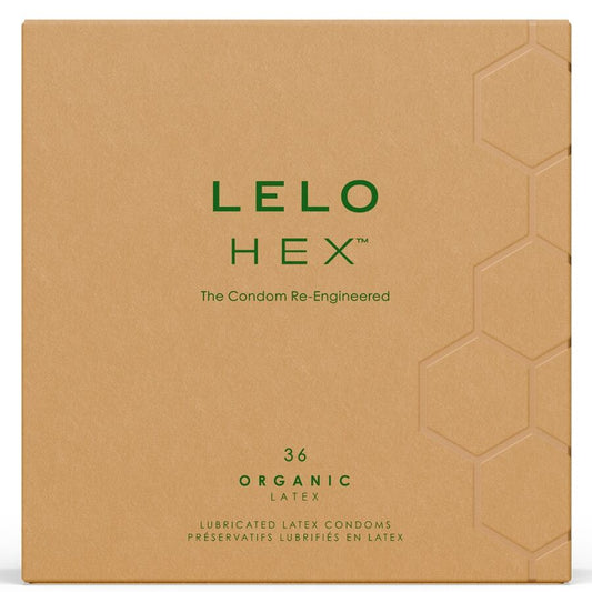 LELO Hex Boîte Préservatifs Biologiques 36 Unités - Aura Intime
