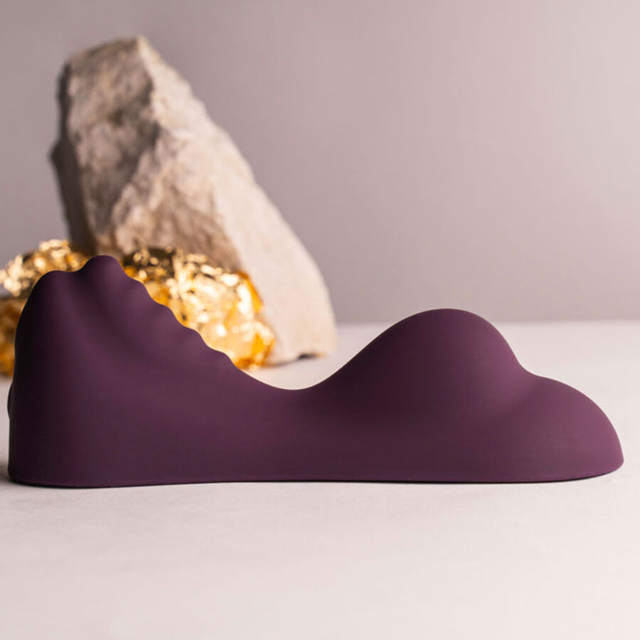 ROCKS-OFF Vibrateur Assis Violet Ruby Glow — vue arrière