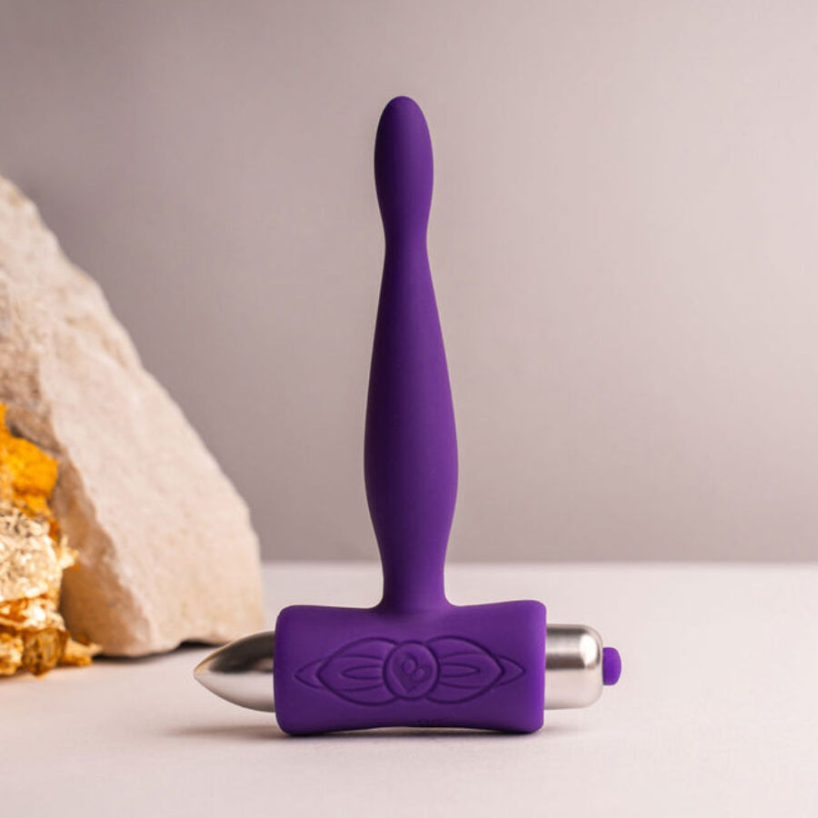 ROCKS-OFF Petite Sensations Teazer Vibrateur Plug Anal Violet — vue détaillée