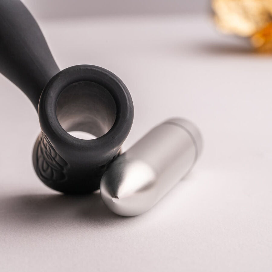 ROCKS-OFF Petite Sensations Teazer Anal Plug Vibrateur Noir — accessoires inclus