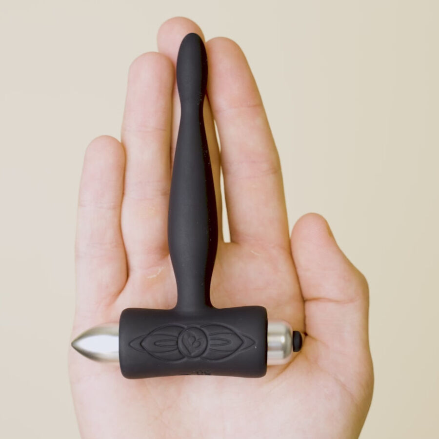 ROCKS-OFF Petite Sensations Teazer Anal Plug Vibrateur Noir — vue arrière