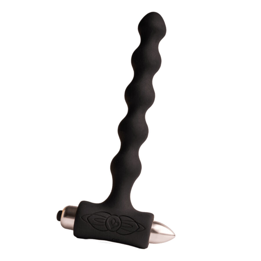 ROCKS-OFF Petite Sensations Perles Anal Plug Vibrateur Noir - Aura Intime