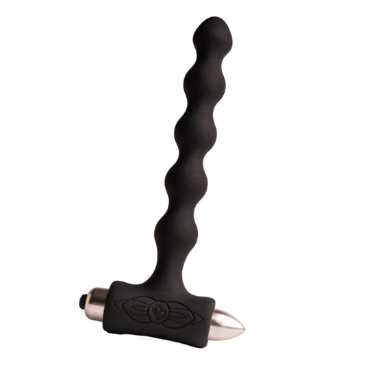 ROCKS-OFF Petite Sensations Perles Anal Plug Vibrateur Noir - Aura Intime