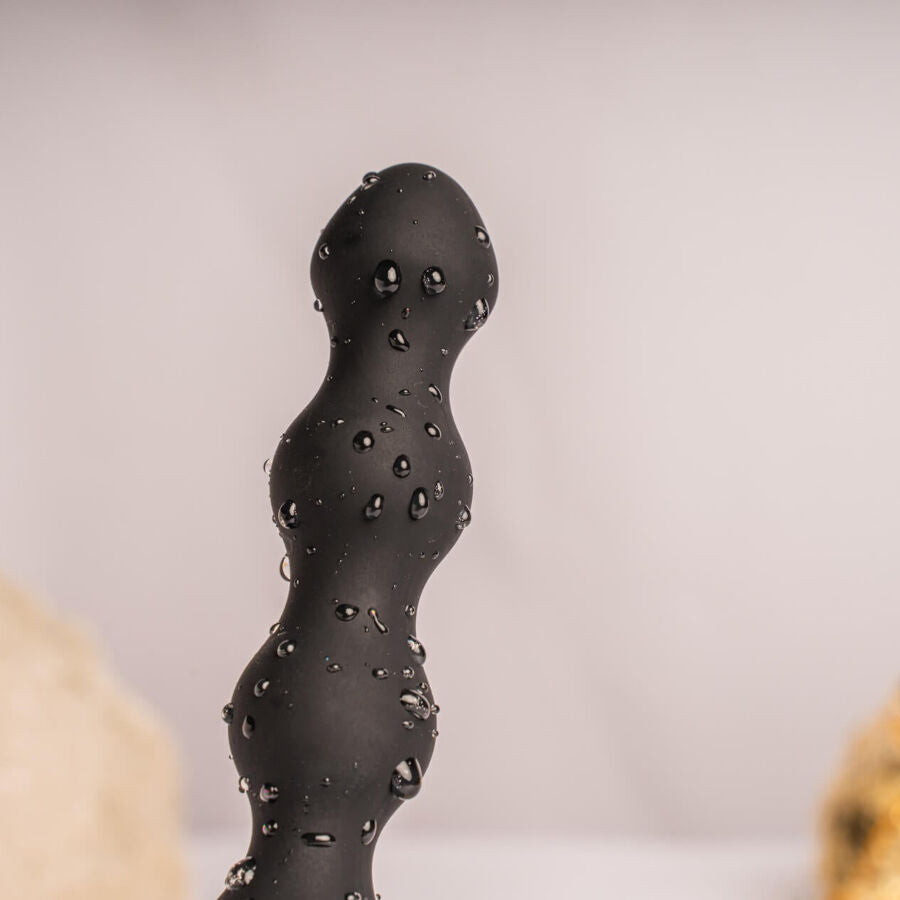 ROCKS-OFF Petite Sensations Perles Anal Plug Vibrateur Noir — vue alternative