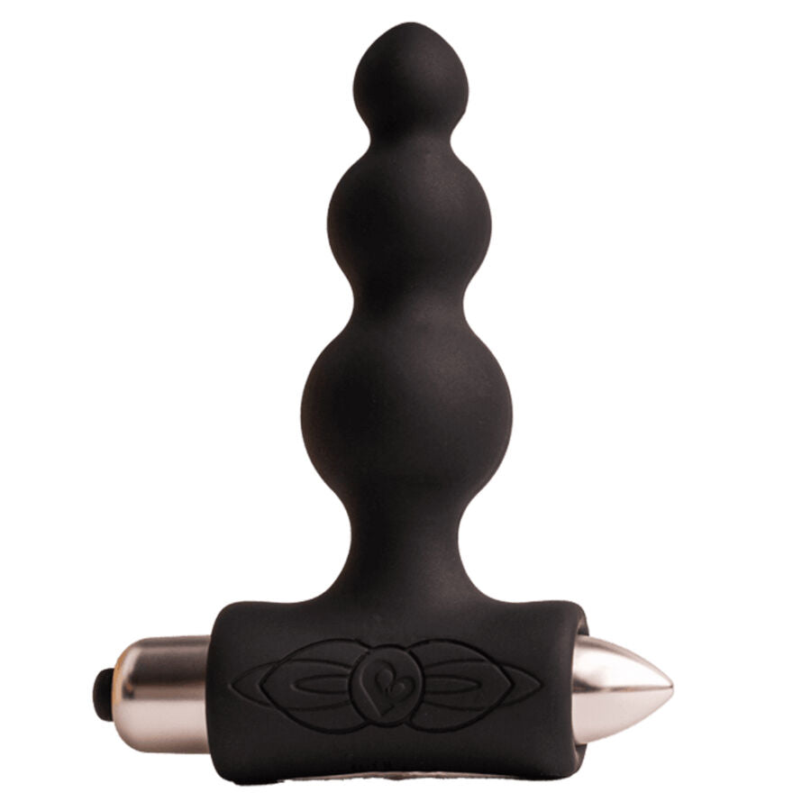 ROCKS-OFF Petite Sensations Bubbles Anal Plug Vibrateur Noir - Aura Intime