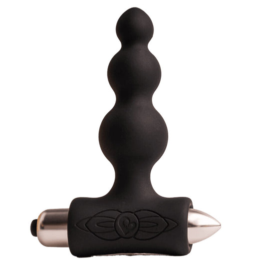 ROCKS-OFF Petite Sensations Bubbles Anal Plug Vibrateur Noir - Aura Intime