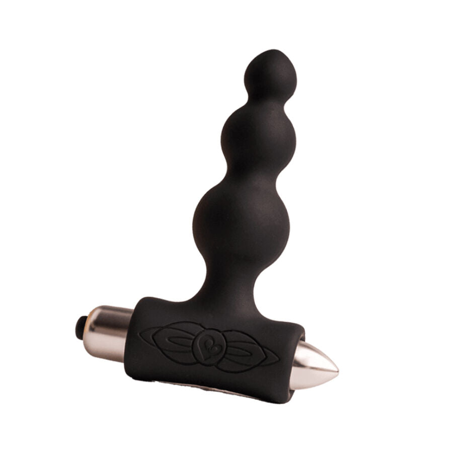 ROCKS-OFF Petite Sensations Bubbles Anal Plug Vibrateur Noir — vue détaillée