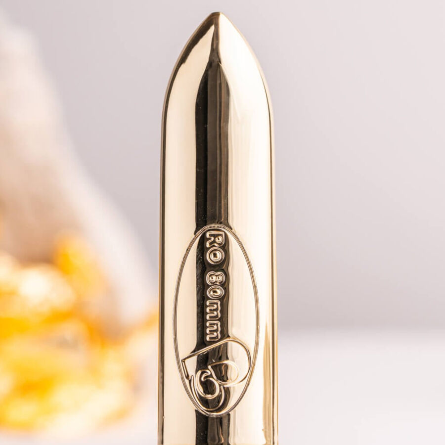 ROCKS-OFF Ro-80 Champagne Golden Bullet Vibrante — vue détaillée