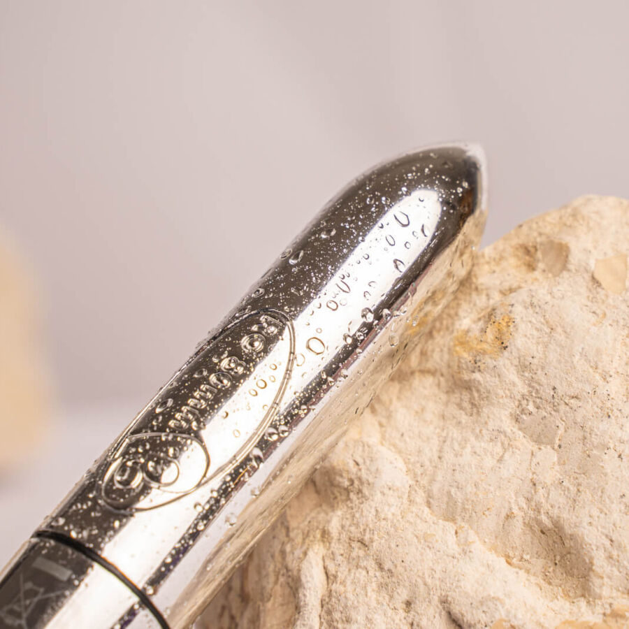 ROCKS-OFF Ro-80 Balle Vibrante Chrome Argentée — vue arrière