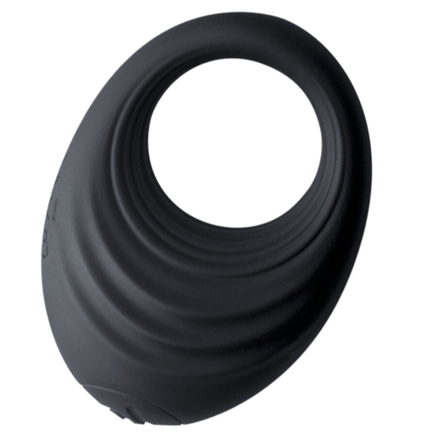 ROCKS-OFF ANNEAU PÉNIS VIBRANT SPIRE BLACK - Aura Intime