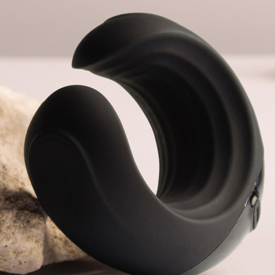ROCKS-OFF MASTURBATEUR VIBRATEUR ECHO BLACK — vue arrière