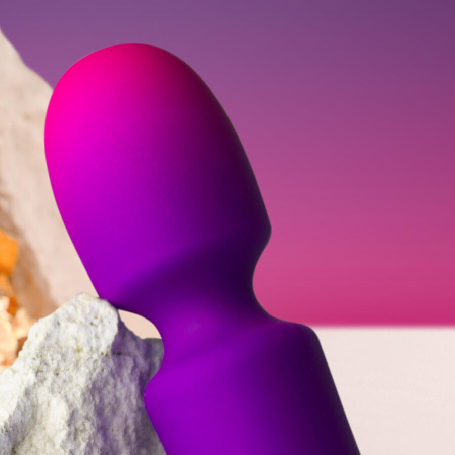 ROCKS-OFF GLO-GIRL VIBRATEUR WAND MINI VIOLET — vue détaillée